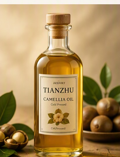 Bottle of Tianzhu cold-pressed camellia oil