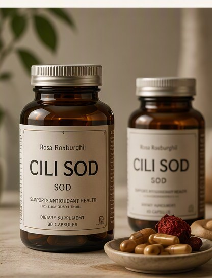 Rosa roxburghii cili supplement bottles