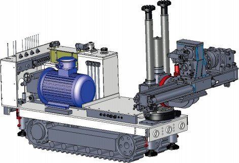 Coal Mine Crawler Directional Drilling Rigs — angle